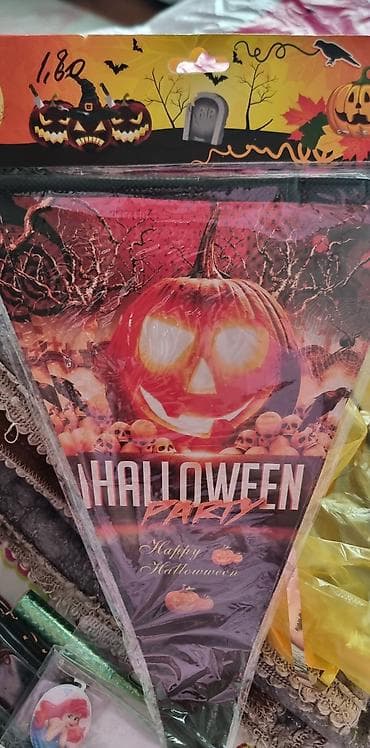 dekor ad gunu: Məhsul: Halloween temalı bəzək dəsti Wednesday (Версией шары) - 5 — 2