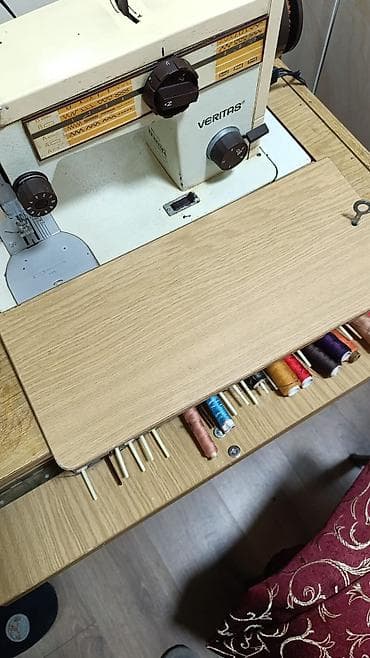 Tikiş maşınları: VERITAS tikiş maşını – stol ilə komplekt - Mexaniki/elektrik tipli — 2