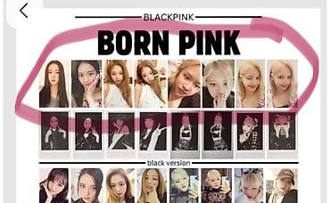 Монеты: Orginal ikili fotokart BLACKPINK “BORN PINK” fotokartları (albom — 3