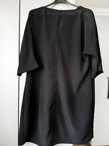 Qara qadın donu – minimal və rahat - Model: düz kəsim, oversize — 2