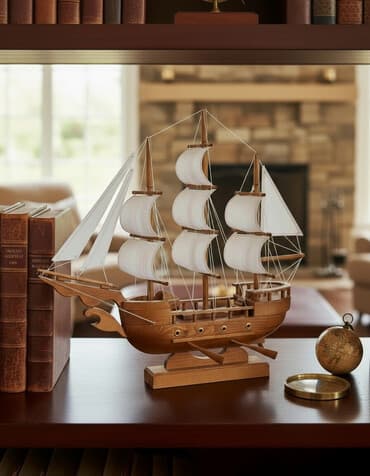 qaraqan art ve xaos pdf: Əl işi olan bu taxta gəmi modeli, dəniz mövzularını sevənlər üçün — 5