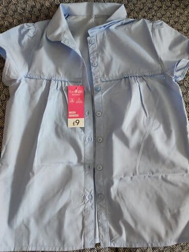 məktəb çantaları və qiymətləri: 2 ədəd Mavi məktəb köynək qız üçün 13-14 yaş George Asda Amerika — 2