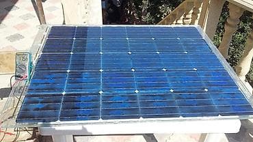 plasmas panel: Gunes panel 150 - 160 watt 15 - 17 volt suse uzerinde yiglmis olcu — 2