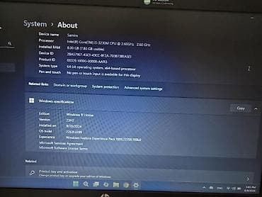 hp pavilion: HP ProBook noutbuku - Model: HP ProBook (iş üçün seriya) - Prosessor — 8