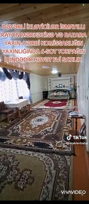 gence tap az: İsmayıllı şəhər mərkəzinə və bazara yaxın, Hərbi Komissarlığın — 3