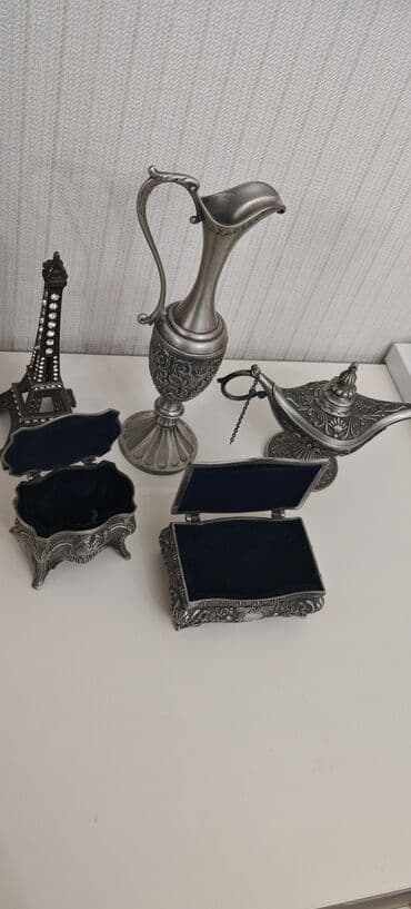 alcipan patalok figura 2023: Fiqur, Metal, rəng - Gümüşü — 2