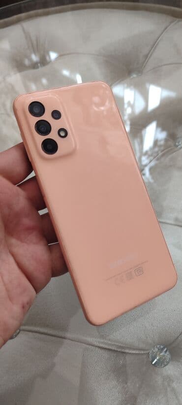 сенсорный экран на телефон fly 506: Samsung Galaxy A23, 128 ГБ, цвет - Оранжевый, Отпечаток пальца — 4