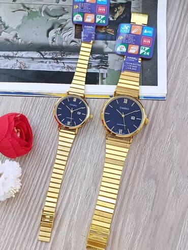 elektron saat oyrənmək: Qol saatı, Casio, rəng - Qızılı — 1