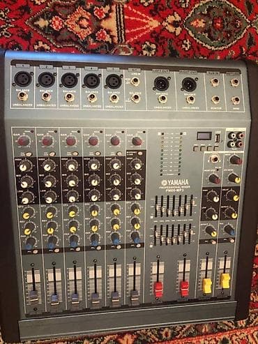 ses mixeri: Yamaha Professional Mixer PM60-MP3. Az işlənib təzədən seçilmir — 2