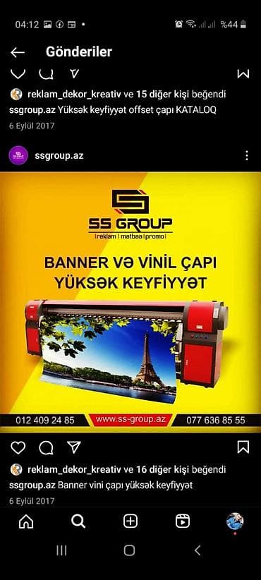 printee: Reklam və çap xidməti - Banner və vinil çapı – iri format, parlaq və — 4