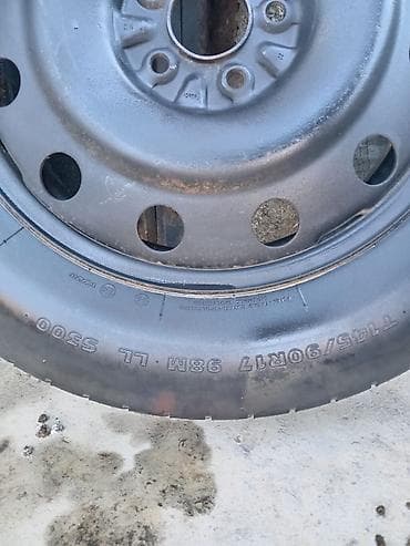 17 diskler: Hankook ehtiyat (donut) təkəri və polad disk - Brend: Hankook - Ölçü — 2