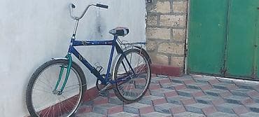 новый велик: Şəhər/ykürək üçün klassik velosiped - Rəng: mavi, qara-sarı — 3
