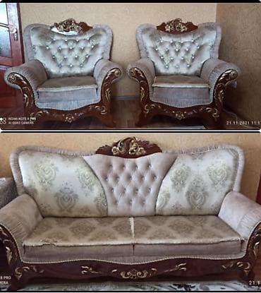 divan krislo: İşlənmiş, Divan, 2 kreslo — 1