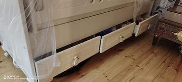 dowek: Для девочки и мальчика, Б/у, Четырехугольная, Колыбель, С матрасом, С механизмом качания — 3