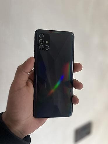 sim nomre satisi: Samsung Galaxy A51, 64 GB, rəng - Qara, Barmaq izi, Face ID — 8