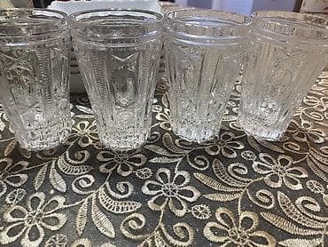 Stəkanlar, Xrustal, 6 ədədli dəst