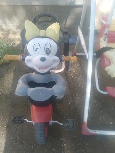 volsebed: Uşaq üçtəkərli velosiped – Minnie Mouse üslubunda.Cuzi endirim ve — 1