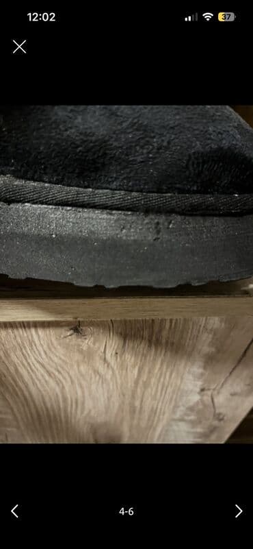 угги: Угги, Размер: 39, цвет - Черный, Б/у — 5