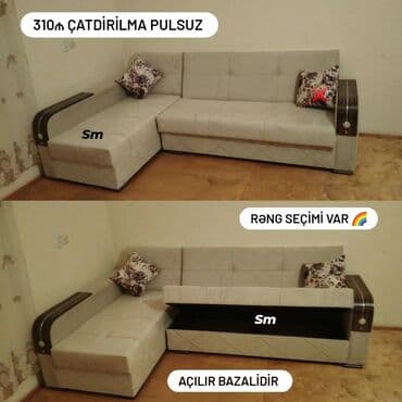 qəhvə stolu transformatoru: Künc divan, Parça, Bazalı, Açılan, Kitab — 1