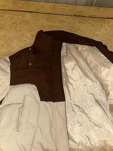 küləkçə: İki rəngli qış gödəkçəsi - Rəng: yuxarı hissə tünd qəhvəyi, aşağı — 5