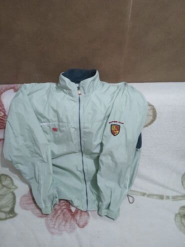 toxunma uzun jaketler: Yüngül küləkkeçirməz gödəkçə - Rəng: Açıq yaşıl, tünd boz panellər və — 1