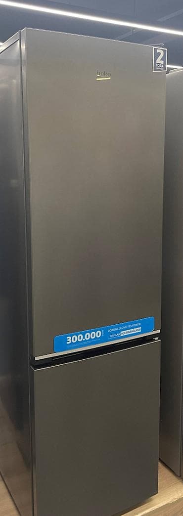 mini: 2 qapılı Beko Soyuducu Satılır, rəng - Boz — 7