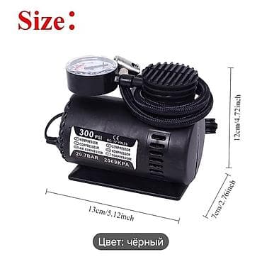 candan test pompası: Mini hava kompressoru – 12V avtomobil çakmağı (siqaret alışdırıcısı) — 3