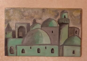 profil ucun oğlan şəkilləri: Içerişeher. Yagli boya. Ramkasiz.10 azn
18x28 sm — 1