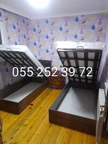 Çarpayılar: Yeni, Təknəfərlik çarpayı, Bazalı, Matras ilə, Siyirməsiz, Azərbaycan — 3