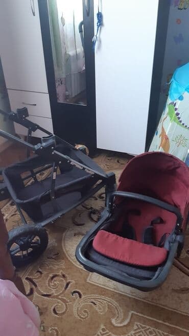 Araba-beşiklər: Çıxarıla bilən beşikli araba, Yeni, Yaş: 30 ay, Pulsuz çatdırılma — 2