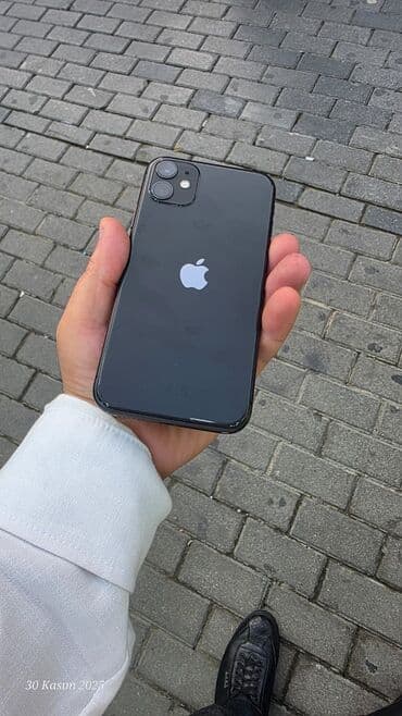 iphone 11 telefonu: IPhone 11, 128 GB, Space Gray, Face ID, Simsiz şarj — 7