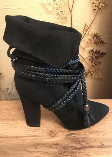 туфли новая не разу не одевала: Размер: 35, цвет - Черный, Б/у — 2