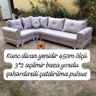 kunc divan modelleri 2019: Künc divan, Yeni, Açılmayan, Bazasız, Parça, Şəhərdaxili pulsuz çatdırılma — 1