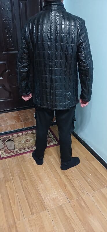 kurtka modelleri: Kurtka, Dəri, Qış, 2XL — 1