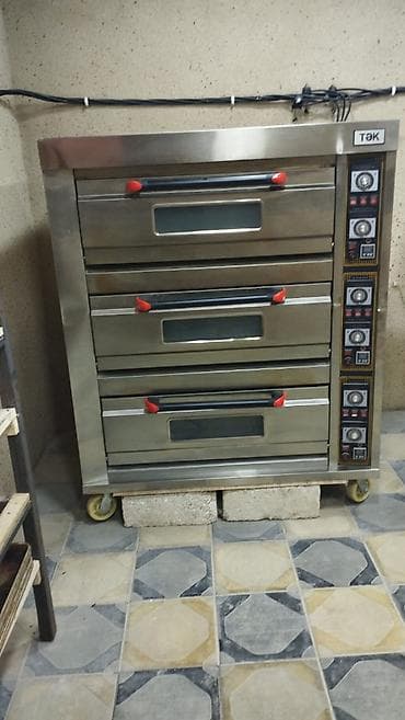 çap aparati: Çörək və pizza bisirən aparat 3 ədəddir biri istifadə olunmayıb ikisi — 1