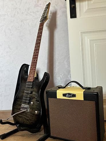 tornada gitara: İbanez elektro gitara + CORT gitar amfisi (set) - Gitara: İbanez — 1