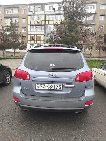 daewoo damas satisi: Hyundai Santa Fe CLX, mavi rəng, Azərbaycanda qeydiyyat (dövlət nömrə — 2