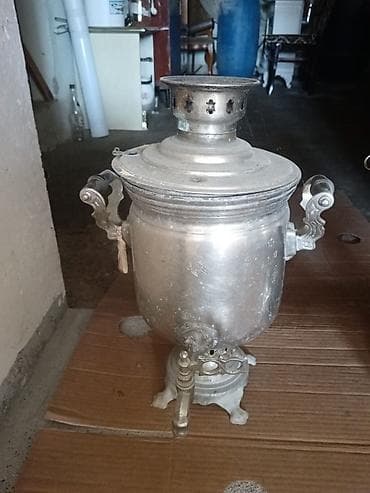 qedimi sufreler: İşlənmiş Od Samovar, 3 l, Ünvandan götürmə — 2