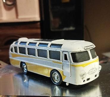 Velosipedlər: Model avtobus oyuncağı – retro dizayn - Korpus: metal gövdə, plastik — 1