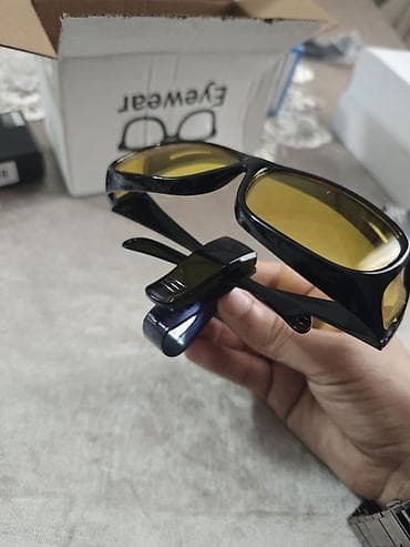 sukan dəsdi: Avto Aksessuarlar Dəsti - Sürüş eynəyi: Sarı/amber rəngli linzalar — 4