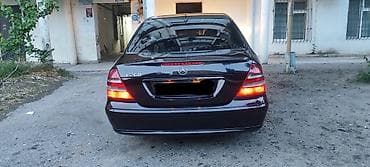 2000 e46 bmw: Mercedes-Benz E-Class (W211) sedan - Kuzov: sedan, qara rəng, klassik — 5