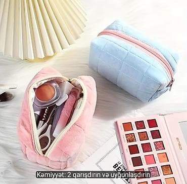 ysl canta: Məhsul: Yumşaq toxumalı makiyaj/aksesuar çantası - Material — 2
