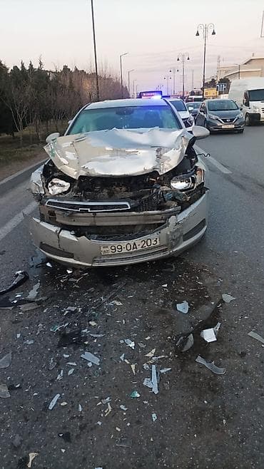 Chevrolet Cruze 1.4 turbo 2012 ci il Qəzalıdı Qabaq hissədən vurulub