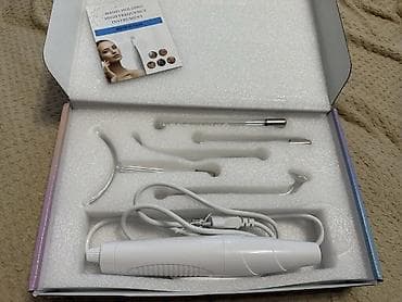 massajor aparat: Yüksək tezlikli impuls masaj cihazı – üz, bədən və saç üçün Komplekt — 5