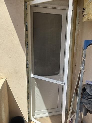 İşlənmiş Plastik qapı Çərçivə ilə, Zəmanətsiz, Ödənişli quraşdırma, Ünvandan götürmə