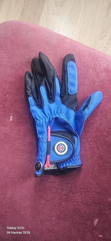 Əlcəklər: Məhsul: Chicago Cubs Blue Left Hand Golf Glove & Ball Marker Set — 2
