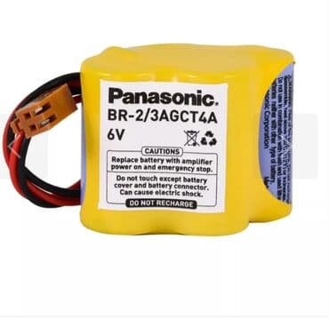 Panasonic batareya Litium, gərginlik 6V ölçüsü 34,5 x 33,5 mm