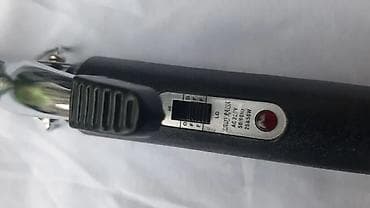 elektrik samovarı: Elektrik saç burqası - Silindrik metal qızdırıcı boru və yaylı sıxac — 4