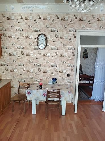 stullar ev ucun: 2 otaqlı mənzil – mətbəx və zal mebelli - Geniş mətbəx: taxta fasadlı — 1