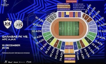 Məhsul: Çempionlar Liqası oyununun biletləri Təfərrüatlar: - Qarabağ lalafo.az -da Məhsul: Çempionlar Liqası oyununun biletləri Təfərrüatlar: - Qarabağ